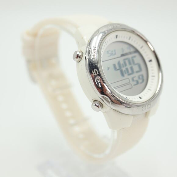 Relic by Fossil White Digital Watch 42mm Alarm Chrono Silicone w New Battery - Picture 10 of 16